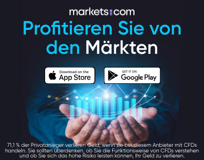 markets.com Banner Profitieren sie von den Maerkten
